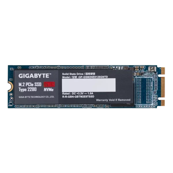 Gigabyte 128GB M.2 PCIe NVMe SSD