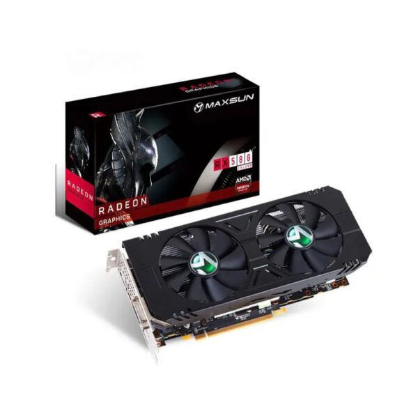 MAXSUN RX 580 8GB GDDR5 White Graphics Card