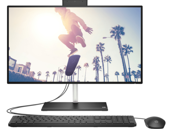HP All-in-One PC 24-cb1026nh Intel Core i5-1235U 12th gen 8GB DDR4 Ram 512GB NVMe SSD  24″ FHD Display.
