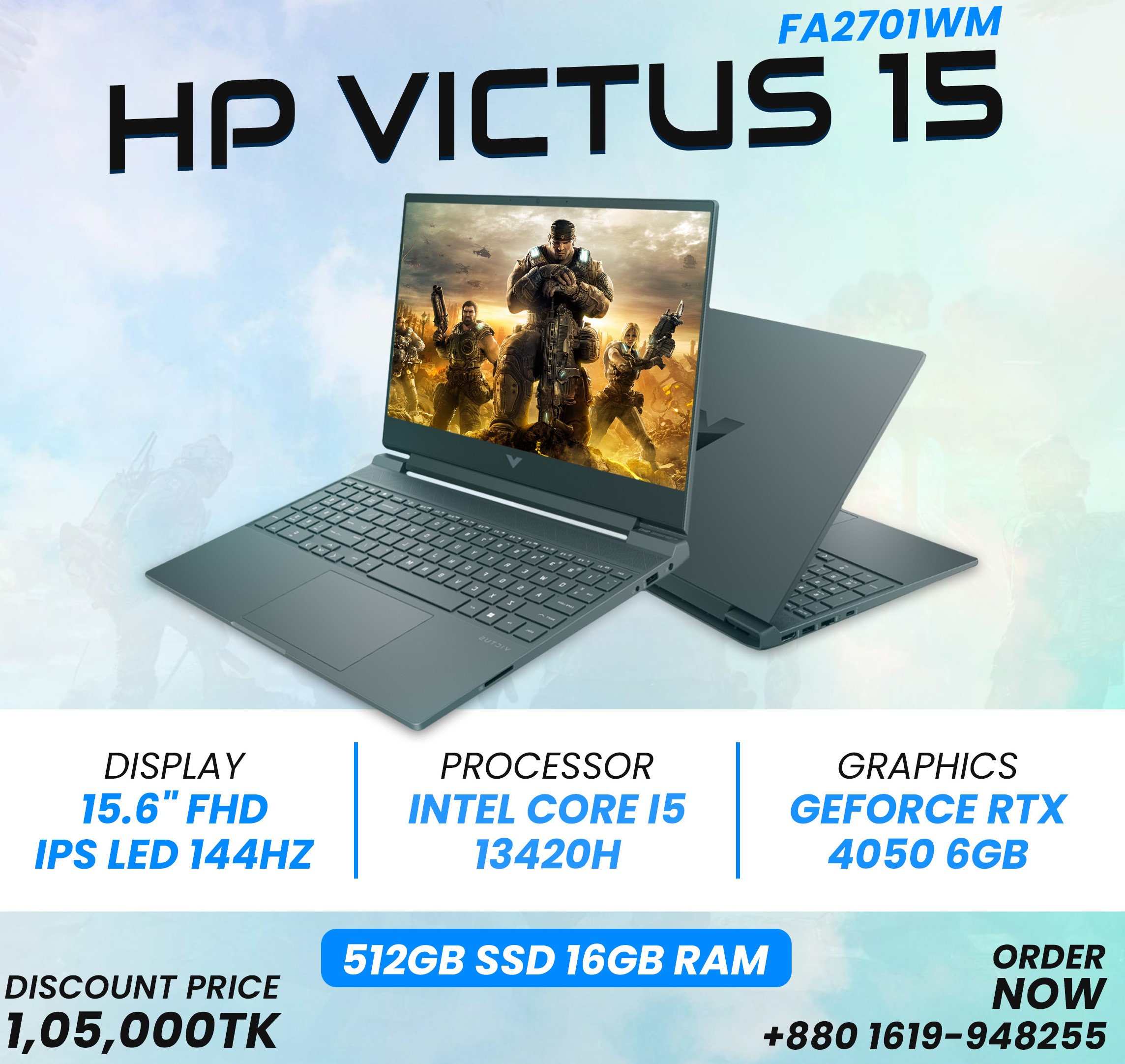 HP Victus 15 FA2701WM