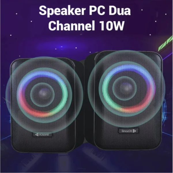 KISONLI X20 USB RGB Multimedia Gaming Speaker