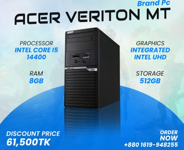 Acer Veriton MT M4690G i5 14th Gen Brand PC