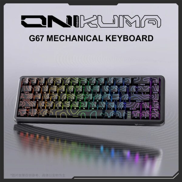 ONIKUMA G67 Hall Effect Wired RGB Magnetic Switch Gaming Keyboard