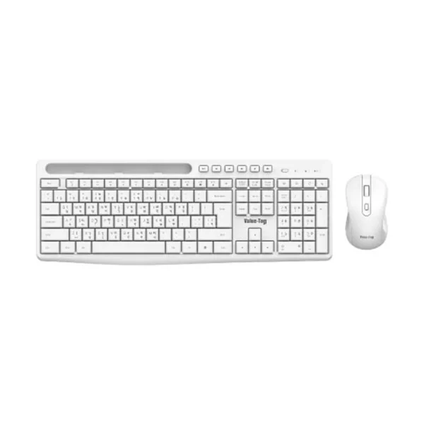 Value-Top KMW1095B Wireless Keyboard Mouse Combo With Battery