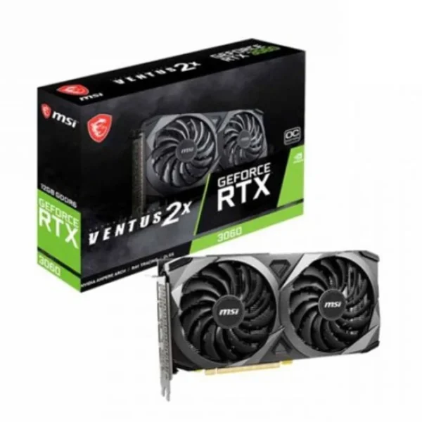 MSI GeForce RTX 3060 VENTUS 2X 12G OC Graphics Card – 12GB GDDR6