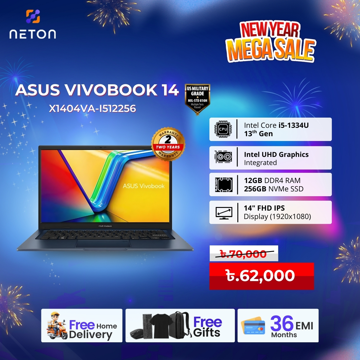 ASUS Vivobook 14 X1404VA-I512256