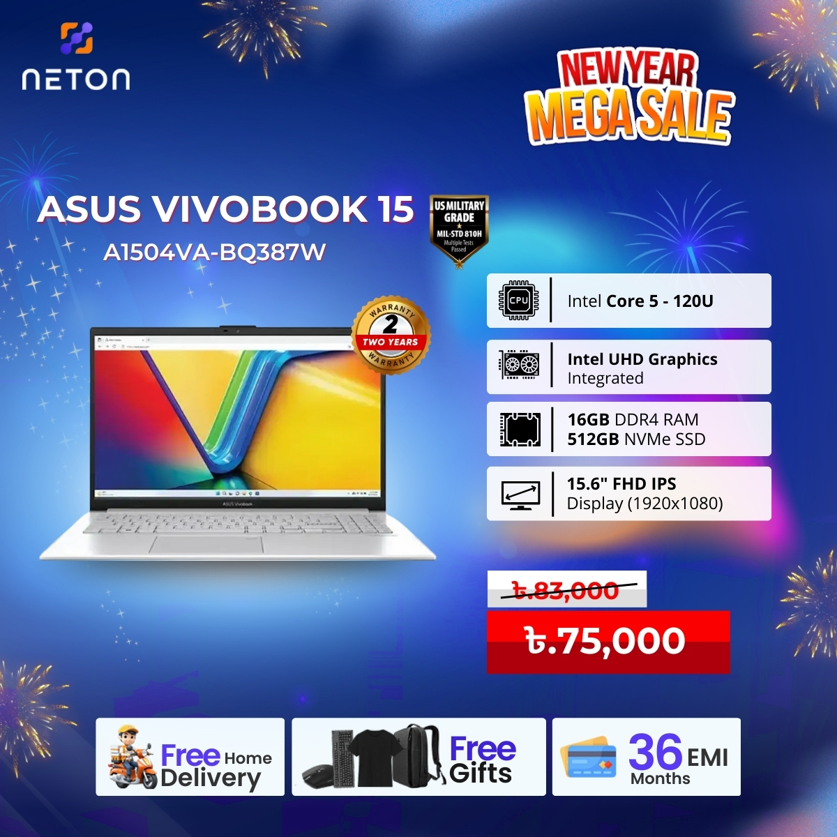 ASUS Vivobook 15 A1504VA-BQ387W