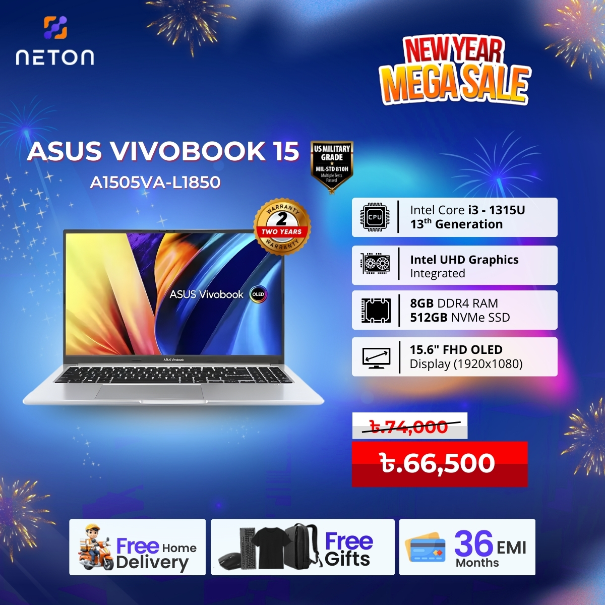 ASUS Vivobook 15 OLED A1505VA-L1850
