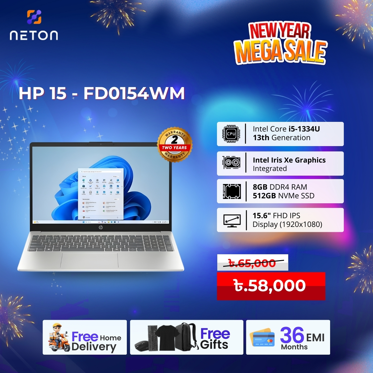 HP 15 – FD0154WM